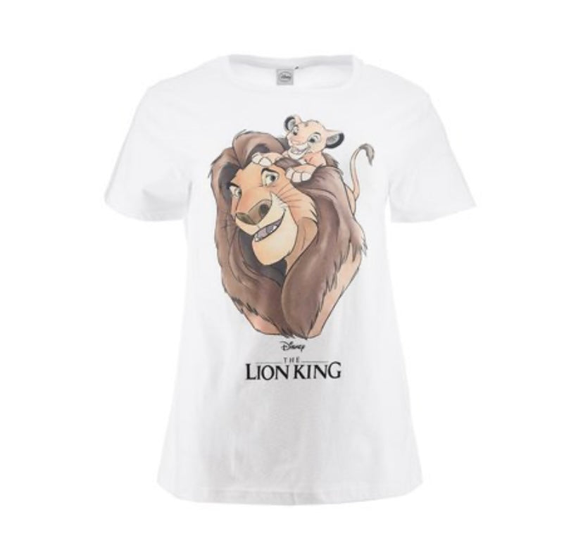 T-shirt roi lion Femme - Blanc