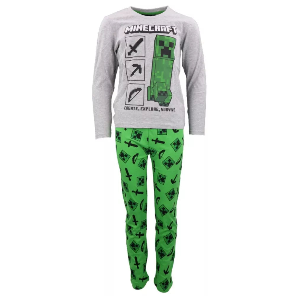 Pyjama Minecraft 8 à 12 ans