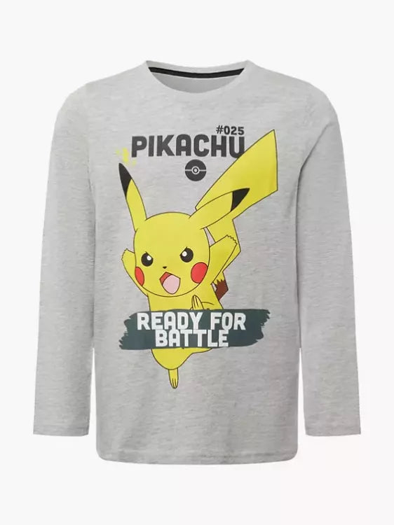 T-shirt manche - Pokemon Pika 11 ans