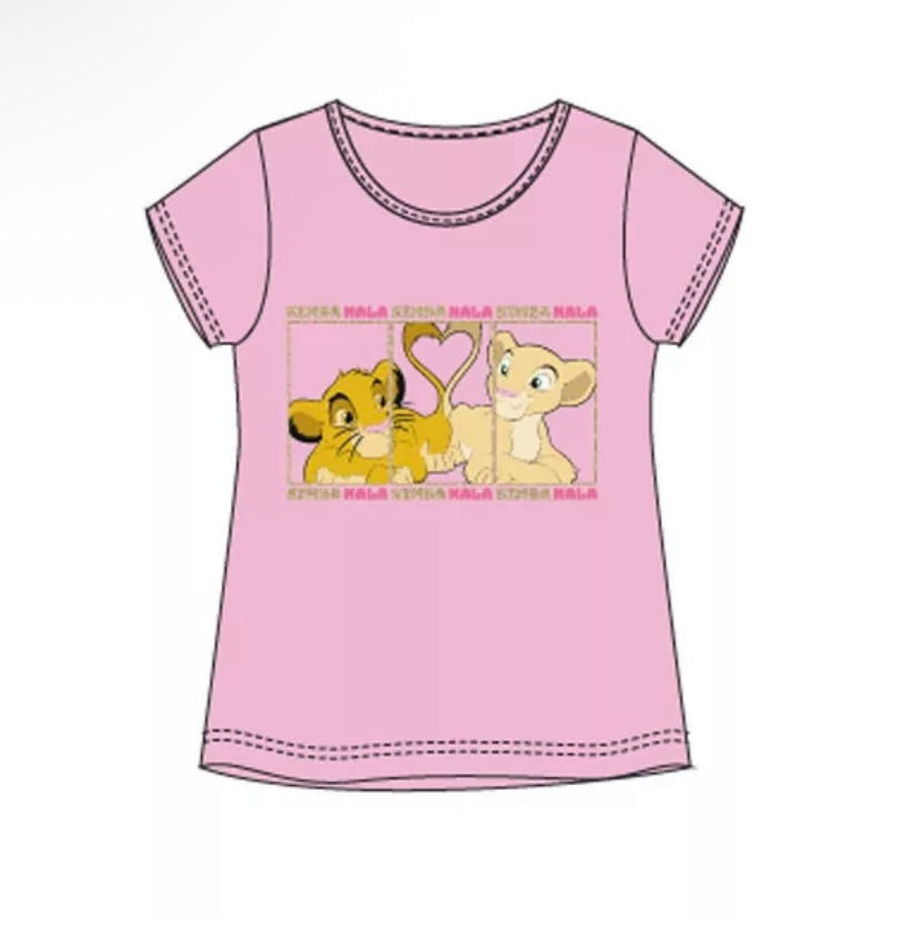 T-shirt Roi lion rose
