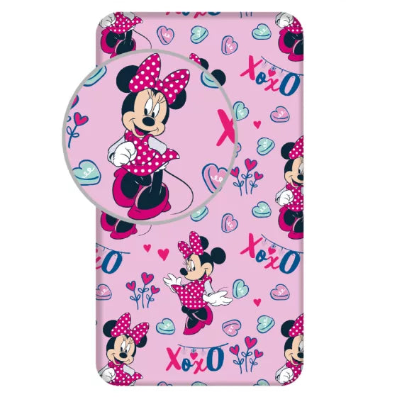 Draps housse Minnie ( Pre-commande) 100% Coton