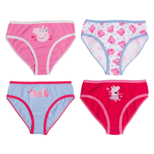 Culotte peppa pig lot de 4 - 5/6 ans