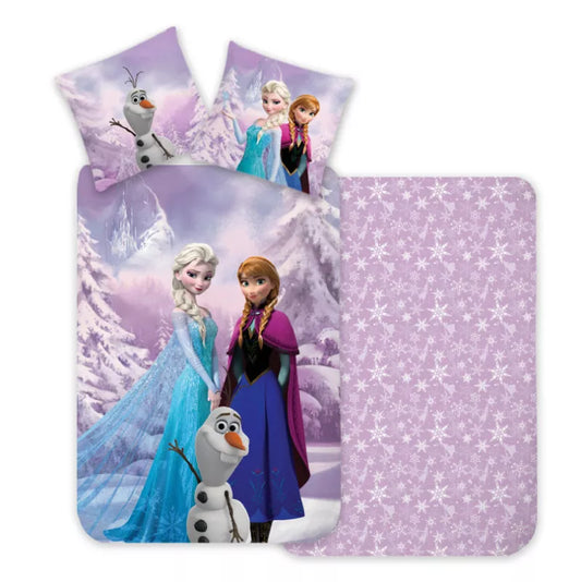 Parure Reine des neige 100%Coton 140x200 (Sur commande)