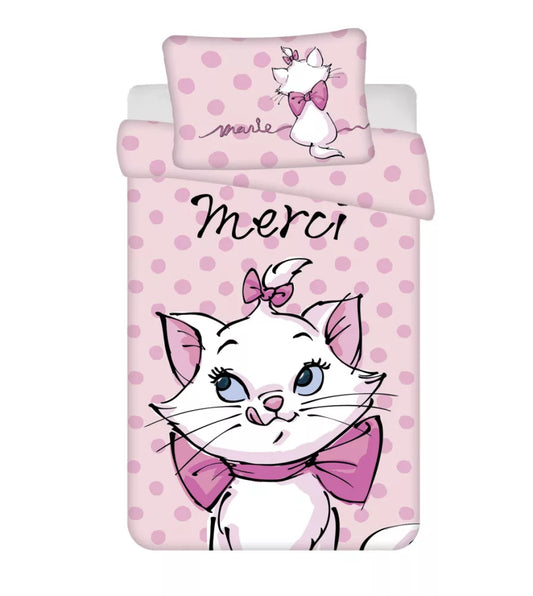 Parure Marie rose 100% Coton 100x135 (Sur commande)