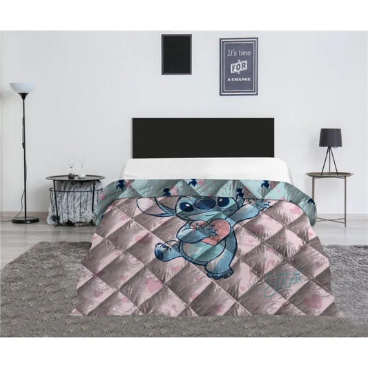 Couette 2 PErsone Stitch rose 240x220 ( Sur commande  )
