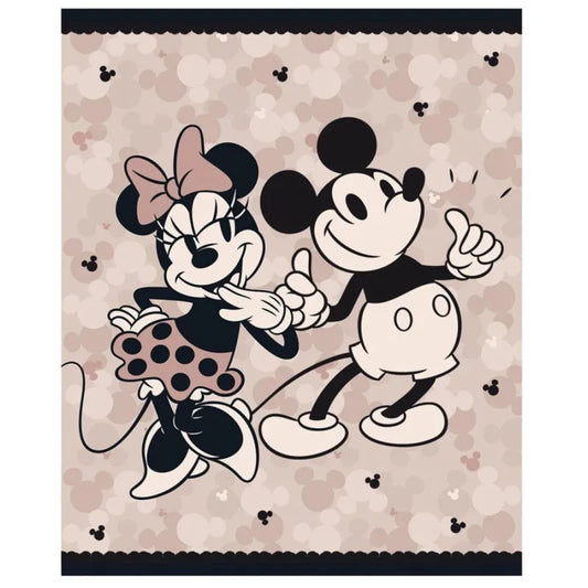 Plaid minnie mickey pilou