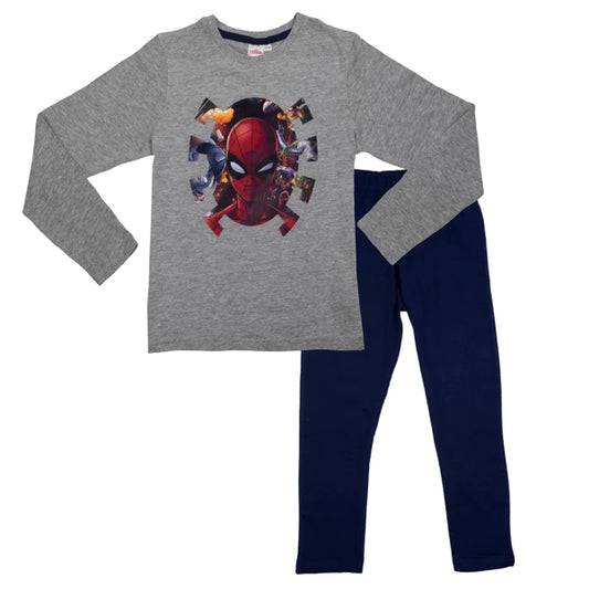 Pyjama Spider man Gris - 7/8 ans